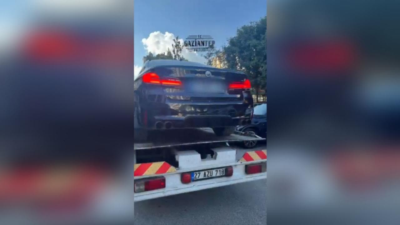 Gaziantep'te Düğün Konvoyunda Trafiği Tehlikeye Atan Sürücülere Ağır Ceza