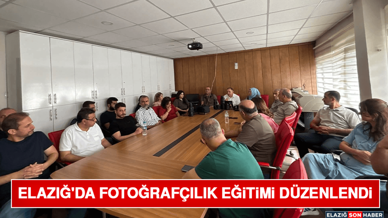 Elazığ'da Fotoğrafçılık Eğitimi Düzenlendi