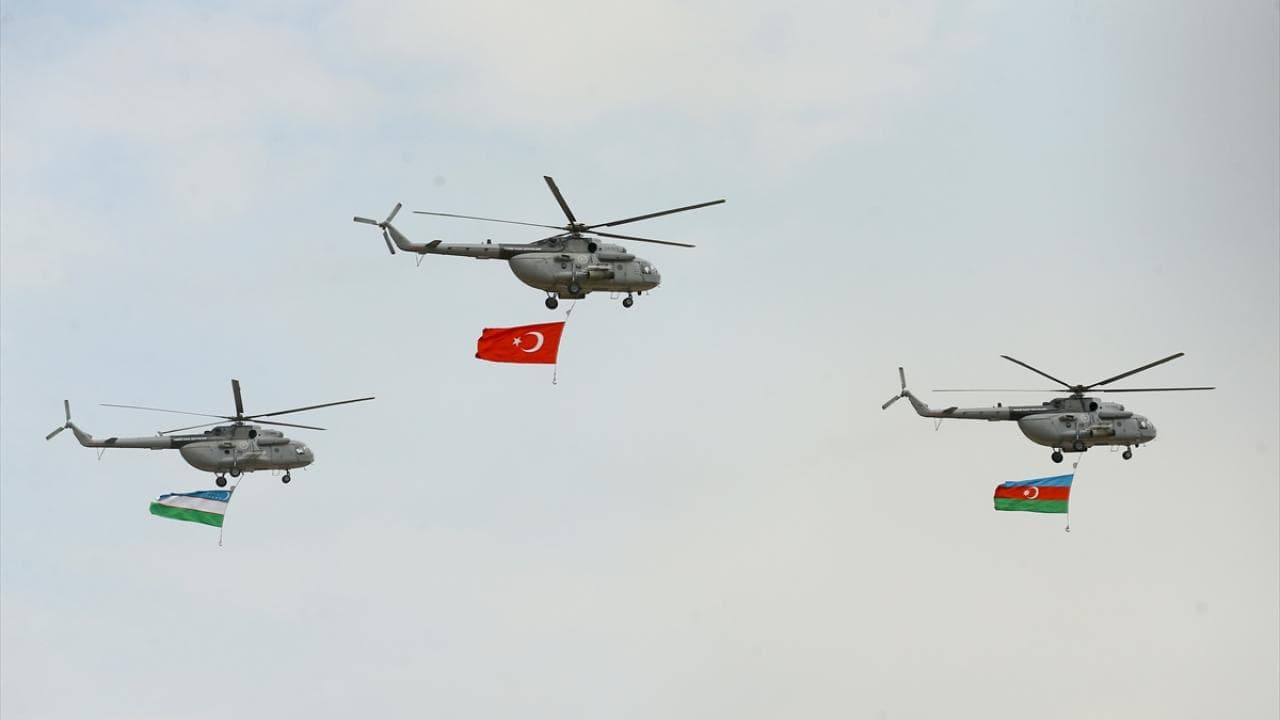 Türkiye, Azerbaycan ve Özbekistan'dan Ortak Askeri Tatbikat