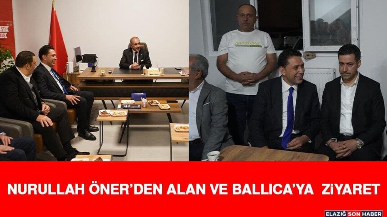Nurullah Öner’den Alan ve Ballıca’ya Ziyaret