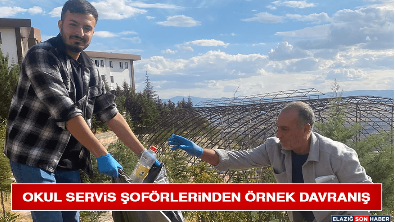 Okul Servis Şoförlerinden Örnek Davranış