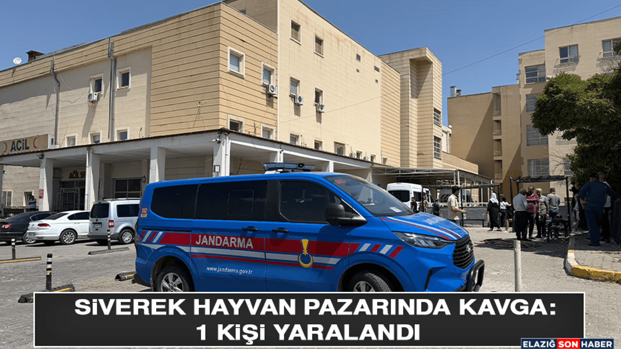 Siverek Hayvan Pazarında Kavga: 1 Kişi Yaralandı