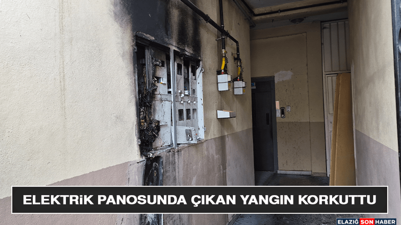Elektrik Panosunda Çıkan Yangın Korkuttu