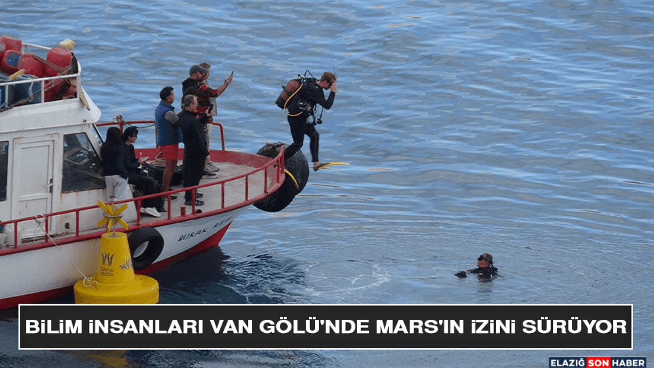 Bilim İnsanları Van Gölü'nde Mars'ın İzini Sürüyor