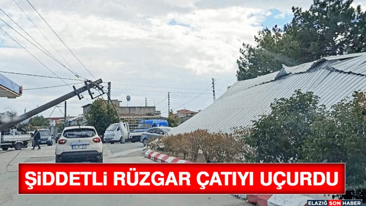 Şiddetli Rüzgar Çatıyı Uçurdu