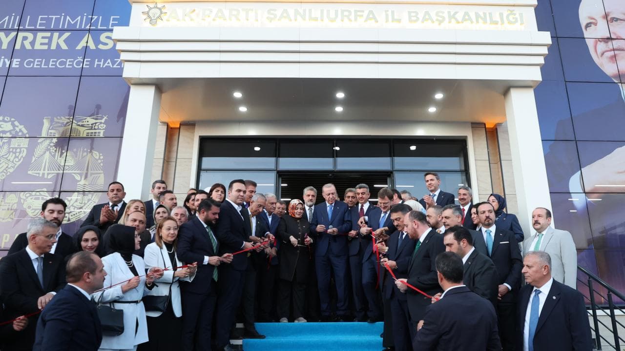 Cumhurbaşkanı Erdoğan Şanlıurfa'da AK Parti İl Başkanlığı Yeni Binasını Açtı