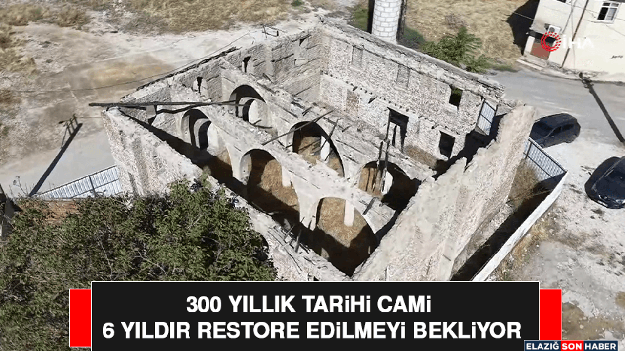3 Asırlık Tarihi Cami 6 Yıldır Onarılmayı Bekliyor