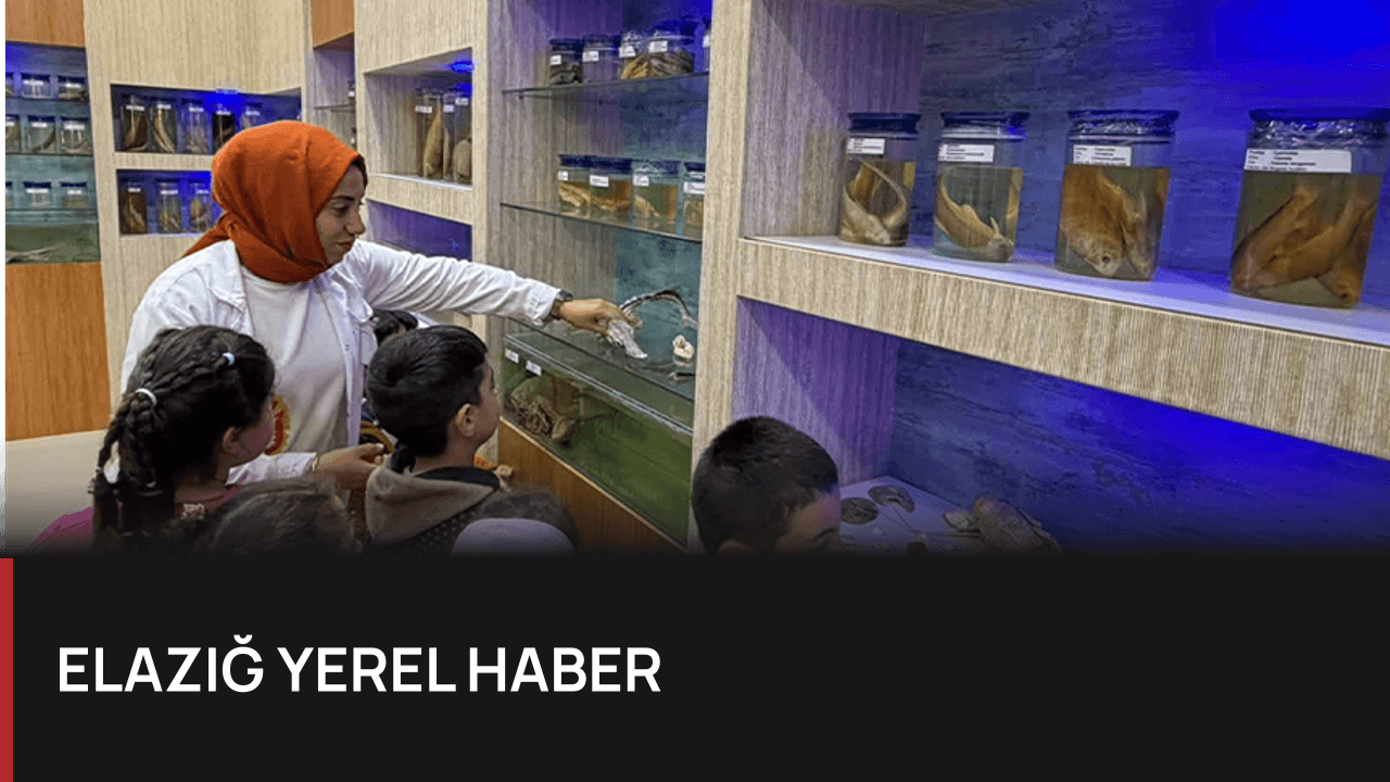 Elazığlı Minikler Balık Müzesi'ni Keşfetti