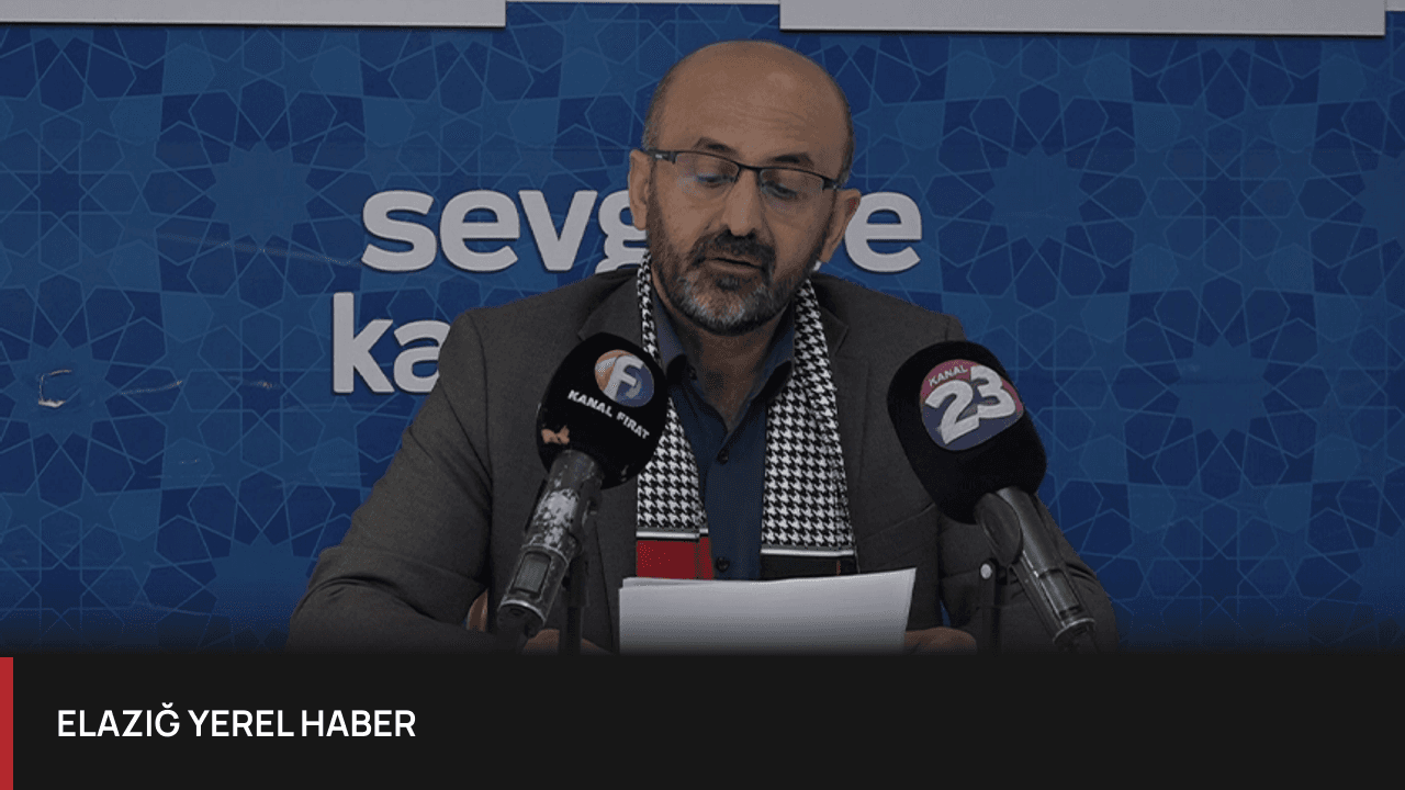 AGD Elazığ Şubesi'nden Aksa Tufanı Haftası Basın Açıklaması