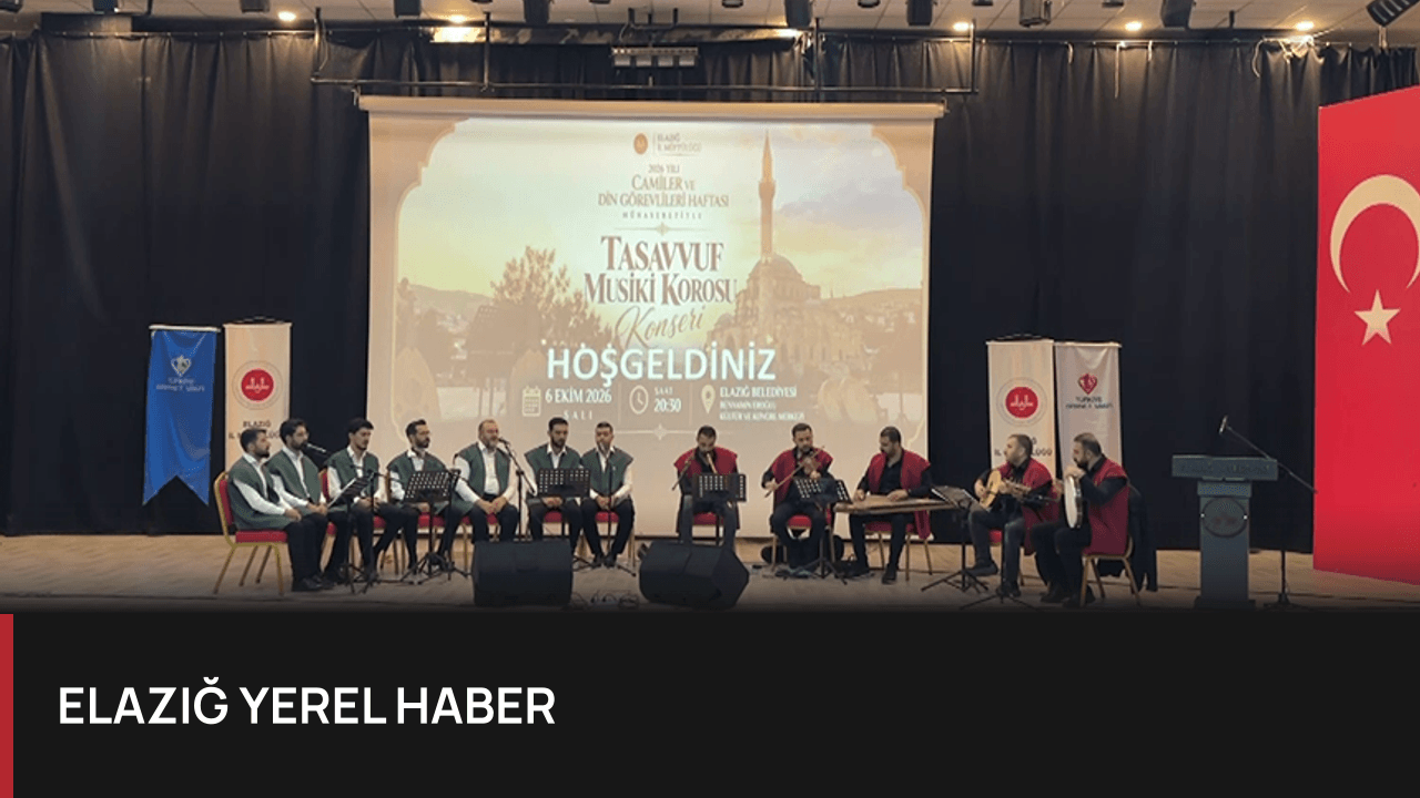Elazığ'da Camiler ve Din Görevlileri Haftası Tasavvuf Musikisi ile Kutlandı