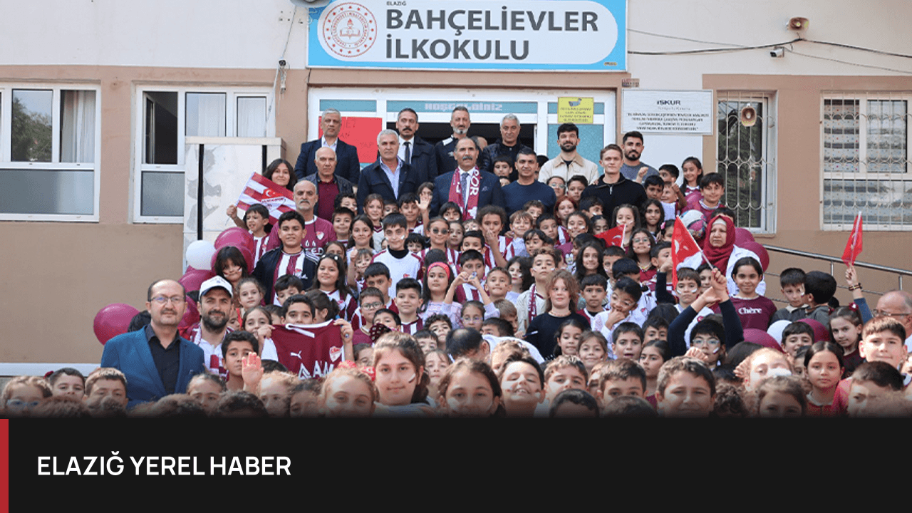 Bahçelievler İlkokulu'nda Elazığspor Heyecanı