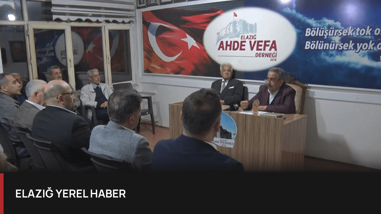 Ahde Vefa Derneği'nde Harput'un Eğitim Tarihi Ele Alındı