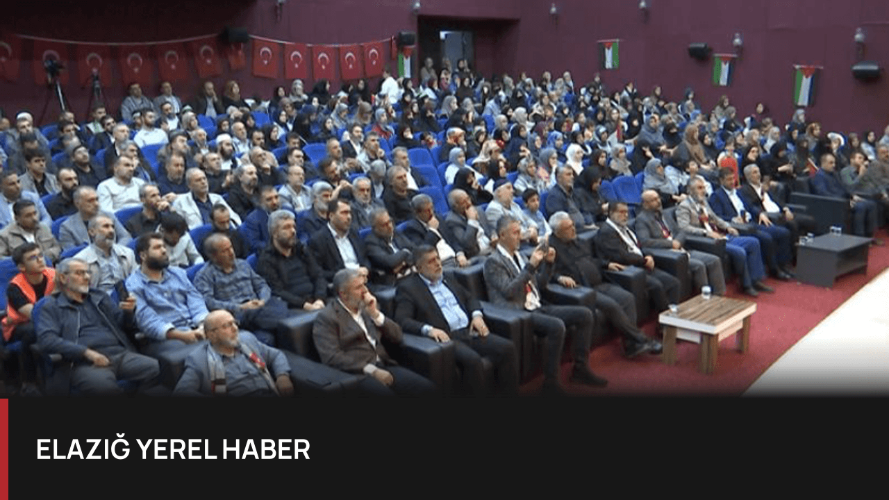 Elazığ'da Aksa Tufanı'nın Yıl Dönümü Programı Düzenlendi