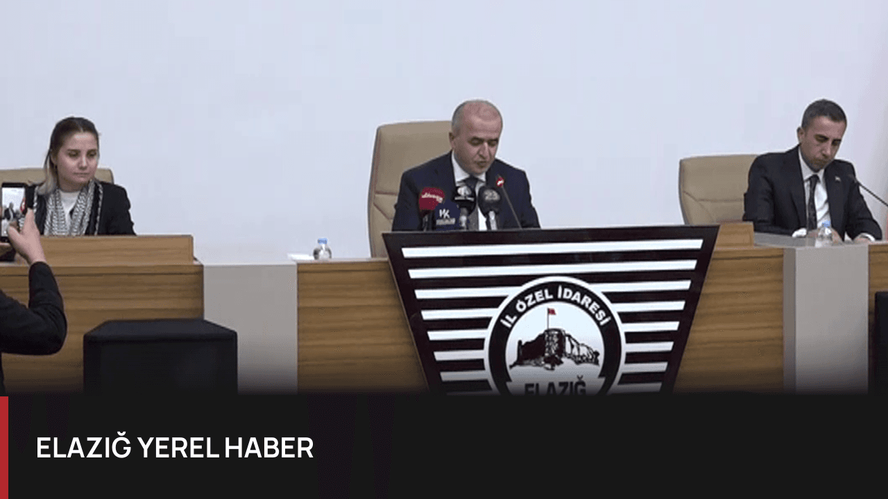Elazığ'da 2026 Yılı Kamu Yatırımları Masaya Yatırıldı