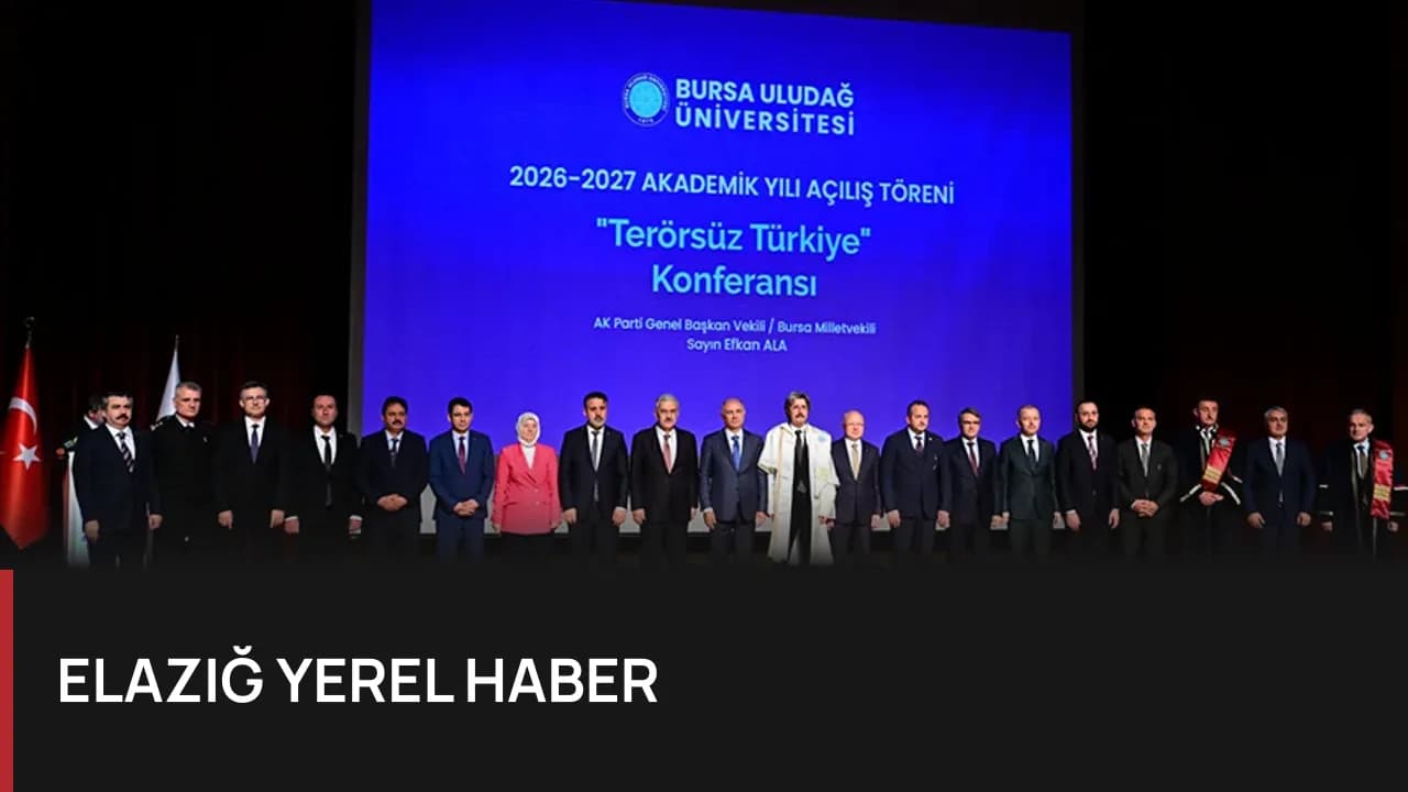 Bursa Uludağ Üniversitesi'nde Yeni Akademik Yıl 'Terörsüz Türkiye' Dersiyle Açıldı