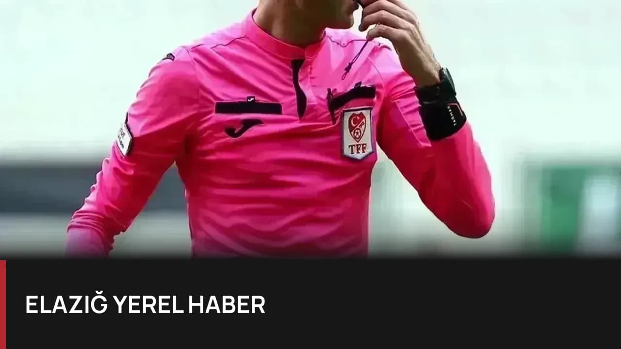 Hatayspor - Seza Çimento Elazığspor Maçının Hakemleri Belli Oldu