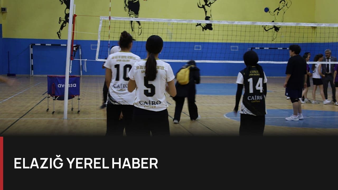 Ağrı ve Van'ın Genç Voleybolcuları Sahada Mücadele Etti