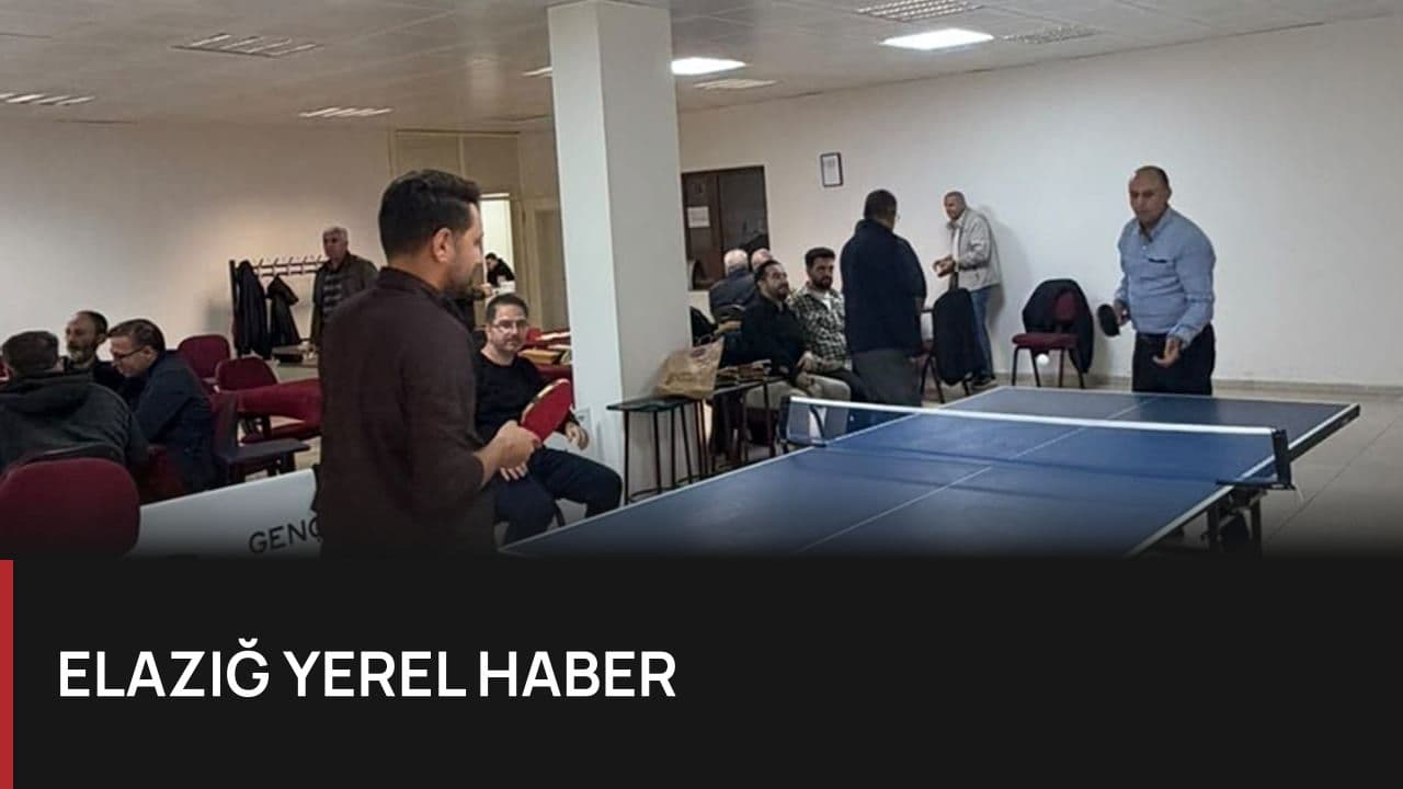 TEİAŞ 13. Bölge Müdürlüğü'nde Masa Tenisi Heyecanı Başladı