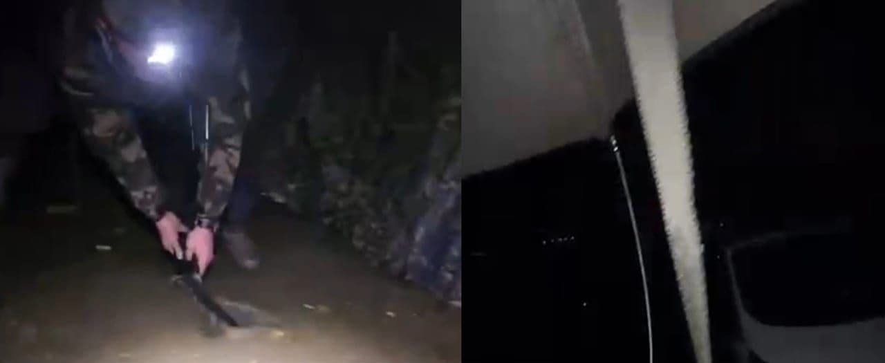 Hazar Gölü'nde Kamp Yapanlar Fırtınayla Mücadele Etti