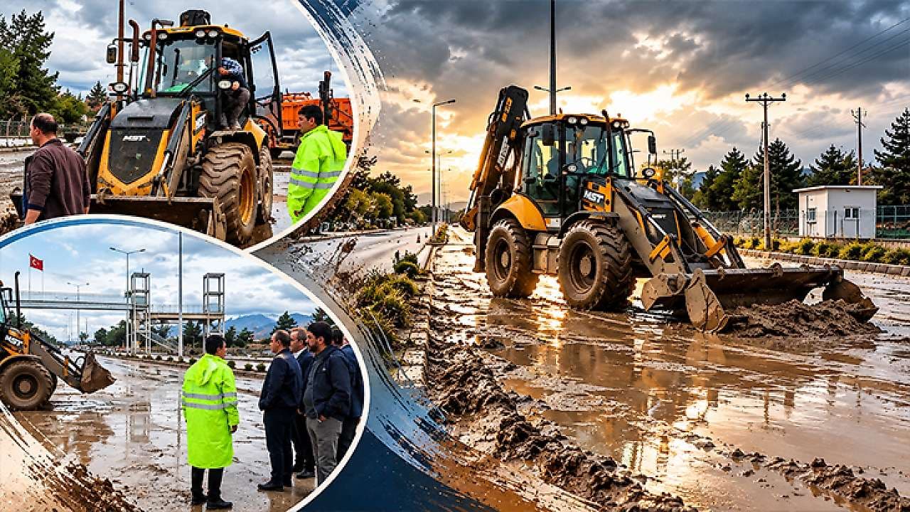 Yurtbaşı'nda Sel Sonrası Temizlik Seferberliği