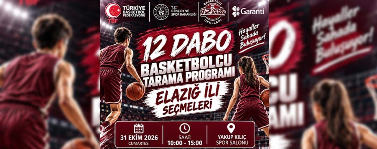 Elazığ'da Geleceğin Basketbol Yıldızları İçin Seçmeler Başlıyor