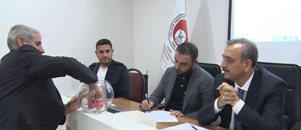Elazığ Süper Amatör Lig'de Yeni Sezon Fikstürü Çekildi