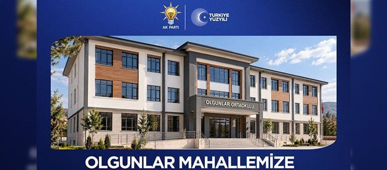 Olgunlar Mahallesi'ne 16 Derslikli Yeni Ortaokul Yapılıyor