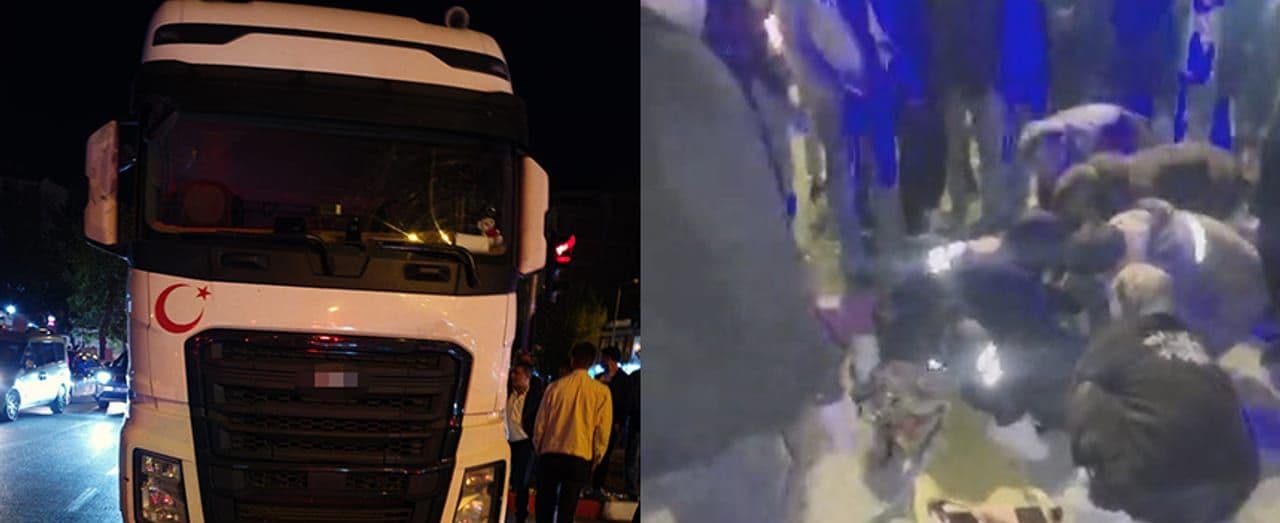 Kovancılar'da Kamyon Yayaya Çarptı: Bir Genç Ağır Yaralandı