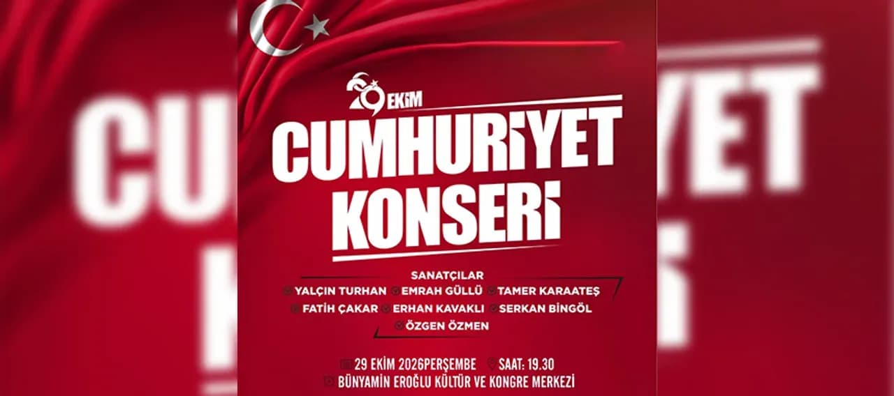 Elazığ Belediyesi'nden Cumhuriyet Bayramı'na Özel Konser