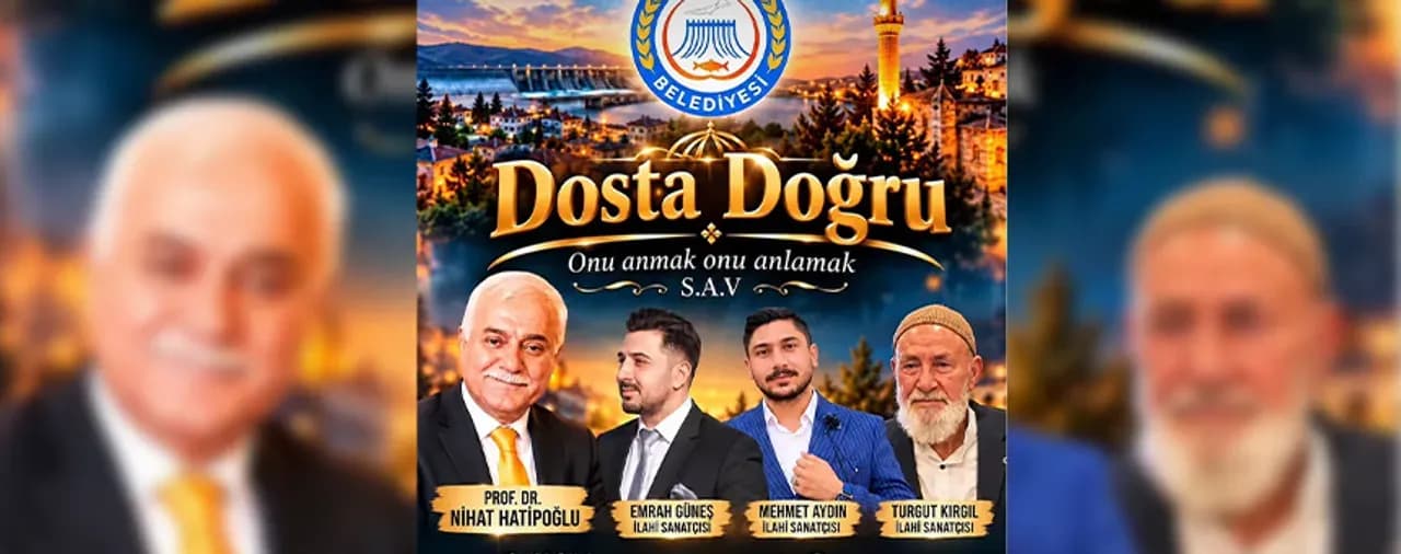 Keban'da Manevi Buluşma: “Dosta Doğru” Programı Gerçekleşecek