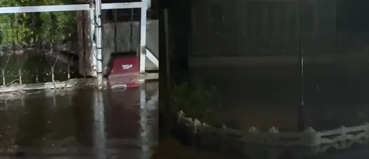 Sivrice'de Şiddetli Yağışlar Su Baskınlarına Yol Açtı