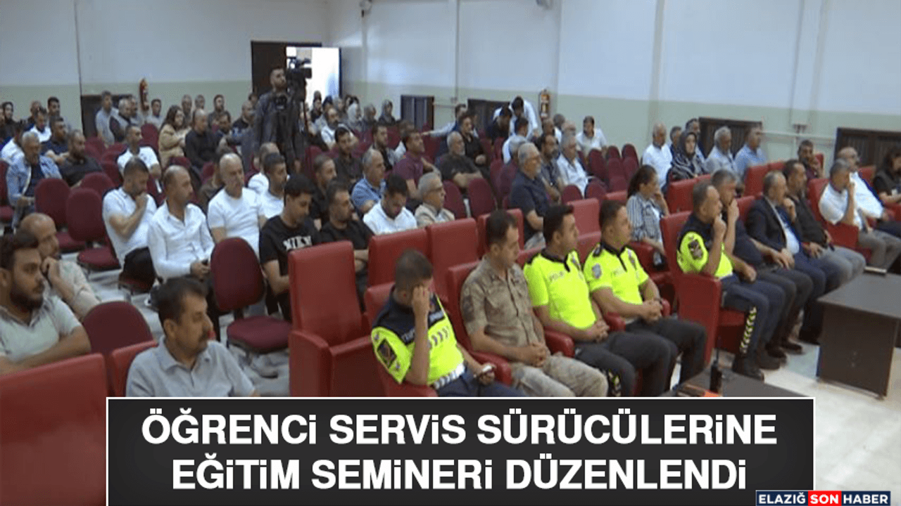 Öğrenci Servis Sürücülerine Eğitim Semineri Düzenlendi