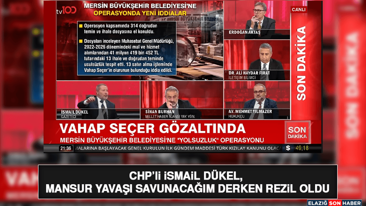 CHP’li İsmail Dükel, Mansur Yavaşı Savunacağım Derken Rezil Oldu