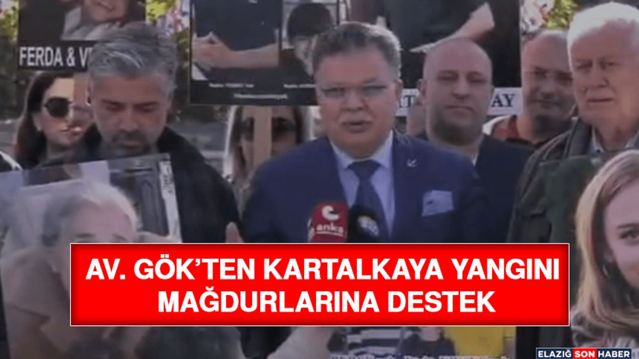 Av. Gök’ten Kartalkaya Yangını Mağdurlarına Destek