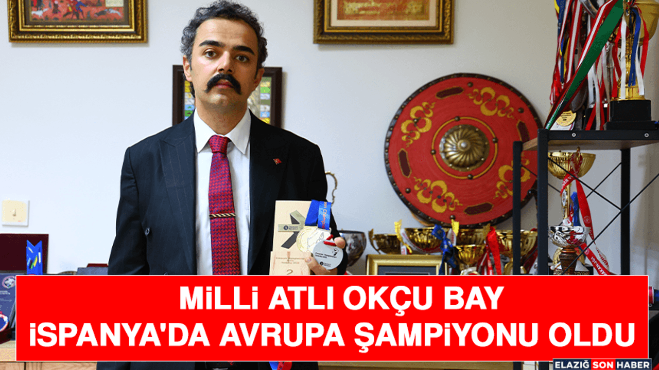Milli Atlı Okçu Bay İspanya'da Avrupa şampiyonu oldu