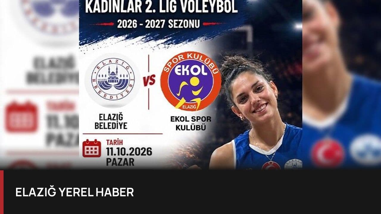 Elazığ'da Voleybol Heyecanı: Şehrin İki Takımı Derbide Buluşuyor