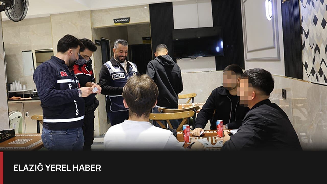 Elazığ'da Köfteciler Sokağı'nda Güvenlik Denetimi