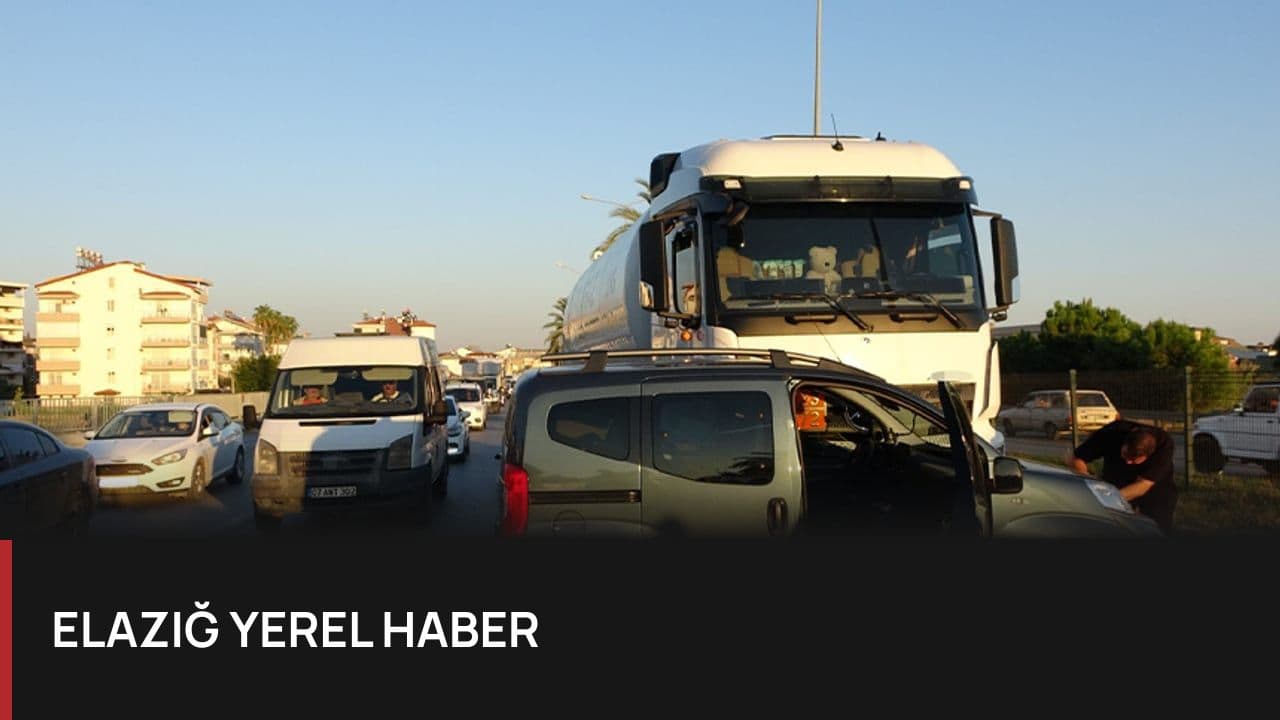 Manavgat'ta LPG Tankeri ile Ticari Araç Çarpıştı