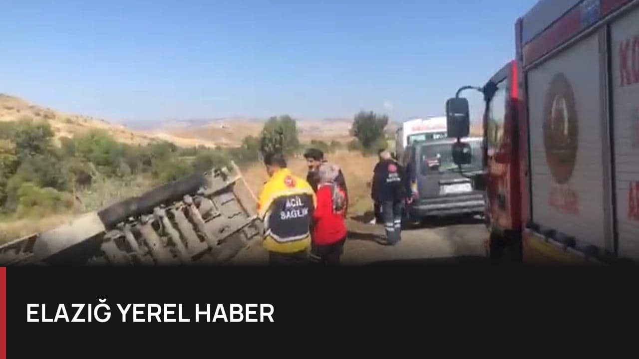 Elazığ'da Tır Kazası: 1 Kişi Yaralandı