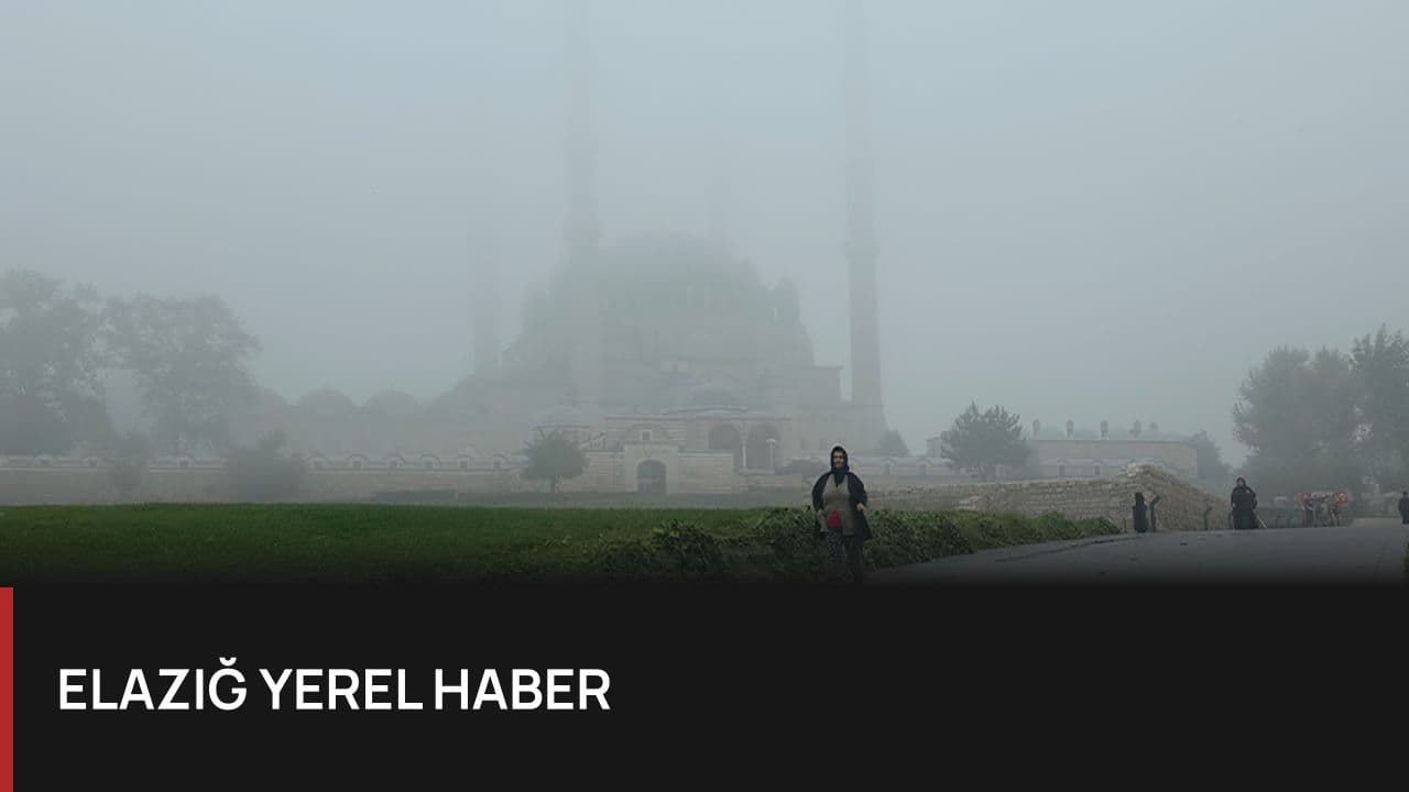 Edirne'de Yoğun Sis Selimiye Camii'ni Gizledi