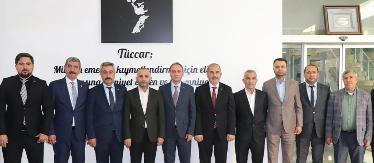 MÜSİAD Elazığ Şubesi'nden Başkan İdris Alan'a Tebrik Ziyareti