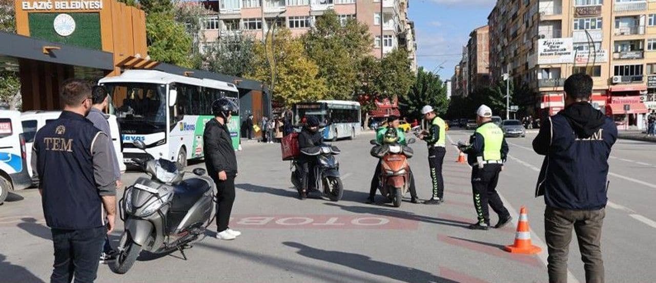 Elazığ'da Huzur ve Güvenlik İçin Trafik Denetimi