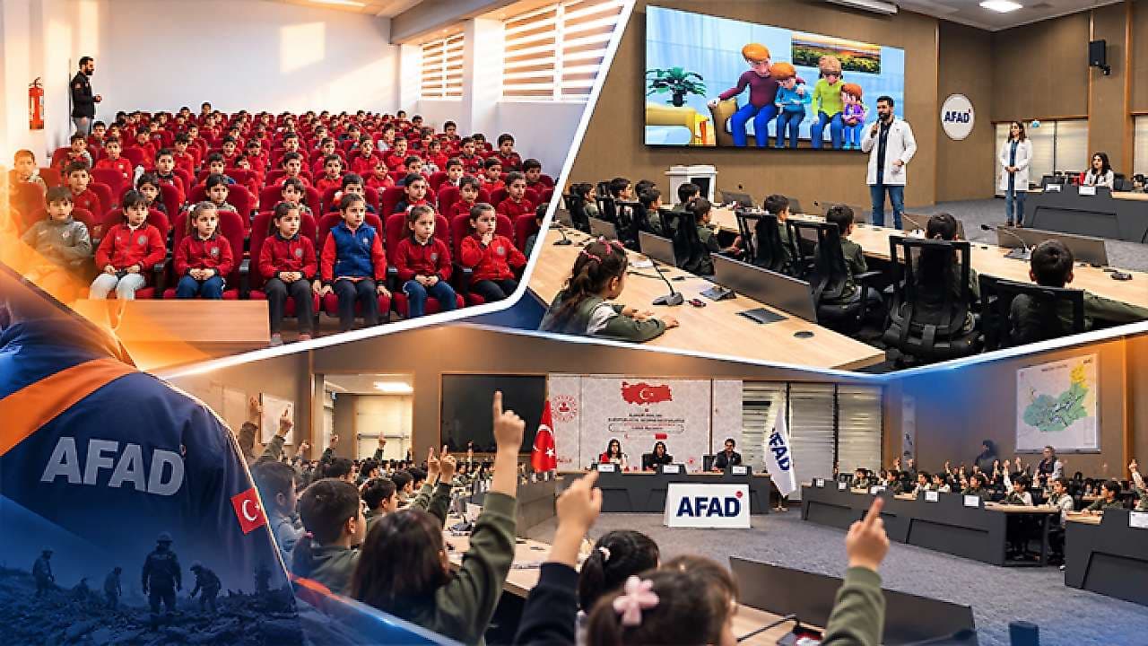 Elazığ AFAD'dan Minik Öğrencilere Afet Farkındalık Eğitimi